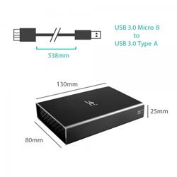 VANTEC USB 3.0 Micro-B Boîtiers pour disques durs 2,5 po/électroniques