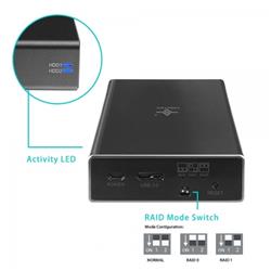 VANTEC USB 3.0 Micro-B Boîtiers pour disques durs 2,5 po/électroniques