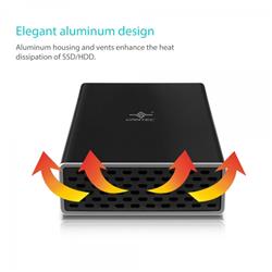 VANTEC USB 3.0 Micro-B Boîtiers pour disques durs 2,5 po/électroniques