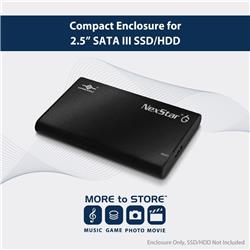Vantec NexStarG 2.5” SATA III to USB 3.2 Gen1 SSD/HDD Enclosure