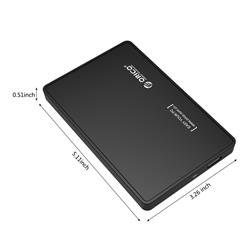 Boîtier externe ORICO 2588US3 sans outil pour disque dur SATA avec interface USB 3.0