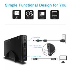 Vantec Storage Accessory NexStar TX 3.5" USB 3.0 HDD Enclosure Black