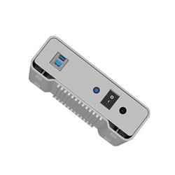 iCAN 3.5" SATA HDD Aluminum Enclosure USB3.0 - Silver