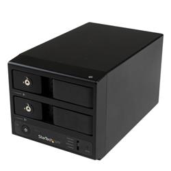 StarTech (S352BU33RER) - Boîtier USB 3.0 / eSATA sans tiroir à 2 baies pour 2 disques durs SATA III de 3,5 po avec UASP -- B...