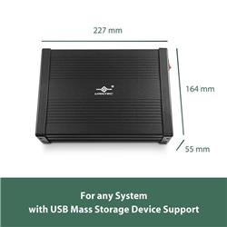 Vantec DX2, USB 3.0 External Enclosure For SATA Blu-Ray/CD/DVD Drive