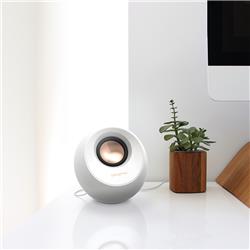 CREATIVE Pebble V3 Minimalistic 2.0 USB-C Speakers, White
