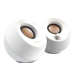 CREATIVE Pebble 2.0 USB Desktop Speakers, White(Open Box)