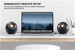 Creative Pebble V2 2.0 USB Powered Desktop Speaker, Black(Open Box)