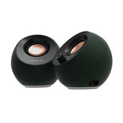 CREATIVE Pebble Pro 2.0 RGB Speakers with Bluetooth 5.3, Alpine Green