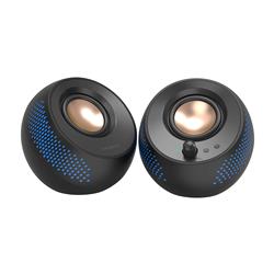 Creative Pebble X 2.0 USB-C Computer Speakers, Black(Open Box)