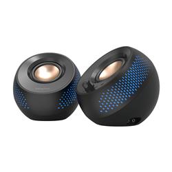 Creative Pebble X 2.0 USB-C Computer Speakers, Black(Open Box)