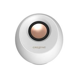 Creative Pebble Pro 2.0 RGB Speakers with Bluetooth 5.3, White