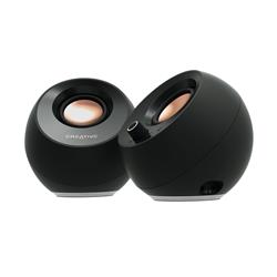 Creative Pebble Pro 2.0 RGB Speakers avec Bluetooth 5.3, Noir