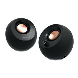 Creative Pebble Pro 2.0 RGB Speakers avec Bluetooth 5.3, Noir