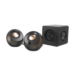 CREATIVE Pebble X Plus 2.1 USB-C Computer Speakers, Black(Open Box)