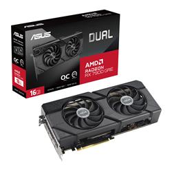 ASUS Dual Radeon RX 7900 GRE OC Edition 16GB GDDR6 (AMD RDNA 3, PCIe 4.0, HDMI 2.1, DisplayPort 2.1) DUAL-RX7900GRE-O16G
