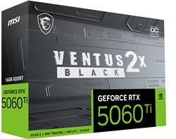 MSI GeForce RTX 5060 Ti 16G VENTUS 2X OC GDDR7 Trois ventilateurs