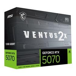 MSI GeForce RTX 5070 12G VENTUS 2X OC, 12GB GDDR7