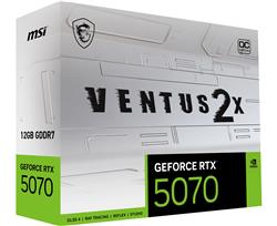 MSI GeForce RTX 5070 12G VENTUS 2X OC BLANC 12GB GDDR