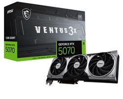 MSI GeForce RTX 5070 VENTUS 3X OC GDDR7 Trois ventilateurs