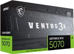 MSI GeForce RTX 5070 VENTUS 3X OC GDDR7 Trois ventilateurs
