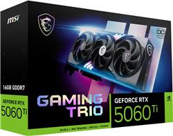 MSI GeForce RTX 5060 Ti 16G GAMING TRIO OC GDDR7 Trois ventilateurs