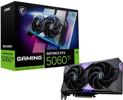 MSI Gaming GeForce RTX 5060 Ti 8GB GDDR7 PCI Express 5.0 x 16 (use x8) ATX Graphics Card RTX 5060 Ti 8G GAMING OC