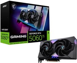 MSI Gaming GeForce RTX 5060 Ti 16GB GDDR7 PCI Express 5.0 x 16 (use x8) ATX Graphics Card RTX 5060 Ti 16G GAMING OC