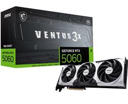 MSI GeForce  RTX 5060 8G VENTUS 3X OC, GDDR7 8GB, PCI-E 5.0, 128 bit