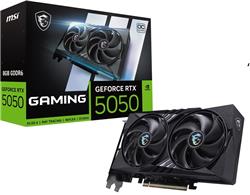 MSI GeForce RTX 5050 8G GAMING OC, GDDR6 8GB, Black