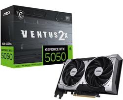 MSI GeForce RTX 5050 8G VENTUS 2X OC, GDDR6 8 Go,Carte graphique  noir