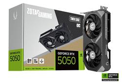 ZOTAC Twin Edge OC GeForce RTX 5050 8GB GDDR6 PCI Express 5.0 x8 ATX Graphics Card GeForce  RTX 5050 Twin Edge OC ZT-B50500H-10M