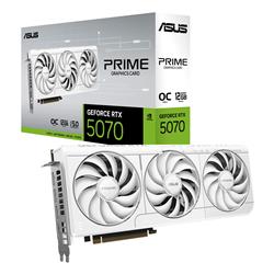 ASUS PRIME GeForce RTX 5070 12GB GDDR7 PCI Express 5.0 x16 ATX Graphics Card DLSS 4.0 PRIME-RTX5070-O12G-WHITE