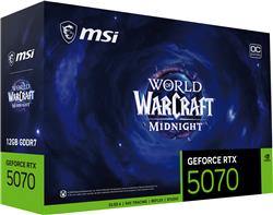 MSI GeForce RTX 5070 12G World of Warcraft MIDNIGHT VOID EDITION