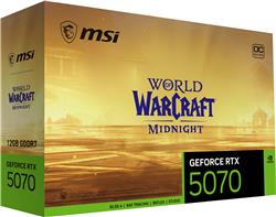 MSI GeForce RTX 5070 12G World of Warcraft MIDNIGHT LIGHT EDITION