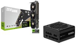 ZOTAC GeForce RTX 5080 SOLID CORE OC 16GB GPU + CORSAIR RM1000e PSU