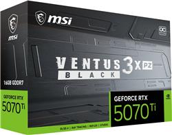 MSI GeForce RTX 5070 Ti 16G VENTUS 3X PZ OC NOIR,