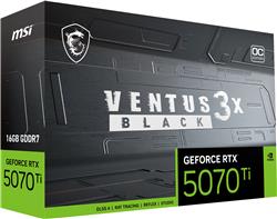 MSI GeForce RTX 5070 Ti 16G VENTUS 3X OC GDDR7 Trois ventilateurs