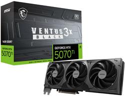 MSI GeForce RTX 5070 Ti 16G VENTUS 3X OC GDDR7 Trois ventilateurs