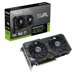 ASUS Dual GeForce RTX 4060 Ti OC Edition 8GB GDDR6 (PCIe 4.0, 8GB GDDR6, DLSS 3, HDMI 2.1, DisplayPort 1.4a, Axial-tech fan design, 0dB technology) DUAL-RTX4060TI-O8G
