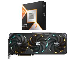 GIGABYTE GeForce RTX 5080 GAMING OC GPU + AMD Ryzen 7 9800X3D CPU