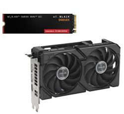 ASUS Dual Radeon RX 9060 XT 16GB GDDR6 + WD Black SN850X 1TB PCIe Gen4 SSD