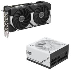 Carte graphique ASUS Dual GeForce RTX 5070 12 Go GDDR7 OC + alimentation Prime 750 W Or