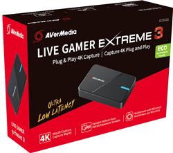 Avermedia Live Gamer Extreme 3, Plug and Play 4K Capture Card(Open Box)