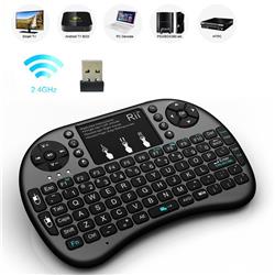 RII Mini i8+ Wireless Backlit Keyboard with Touchpad Mouse(Open Box)