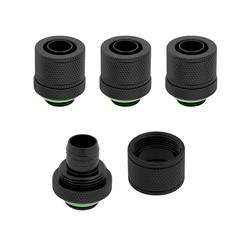 Raccord CORSAIR (tube souple), pack de 4 XF Softline (noir)