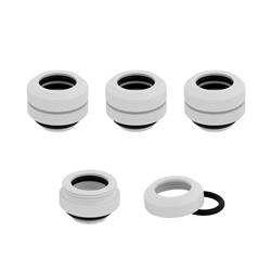 CORSAIR Fitting (hard tube),XF Hardline 4-pack (12mm OD compression; glossy white)
