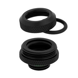 CORSAIR Fitting (hard tube),XF Hardline 4-pack (14mm OD compression; black)