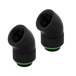 CORSAIR Fitting (Adapter), XF Adapter 2-pack (45 Angled Rotary; Noir