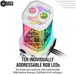 Combinaison pompe/réservoir CORSAIR Hydro X Series XD5 RVB - blanc